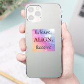 リリース、整列、受信ステッカー シール (スマートフォン)