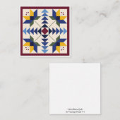 リリーズバーンキルトフラットノテカード ノートカード (正面/裏面)