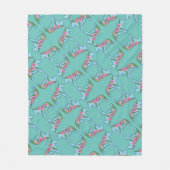 リリーダラホース フリースブランケット (正面)