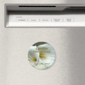 リリーデザインで日付を保存する マグネット (インサイチュ (食洗機))