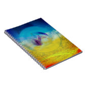 リリーハート、抽象芸術シュールのアートワークのカード ノートブック (右側)