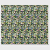 リリーパッドのカエル ラッピングペーパー (フラット)
