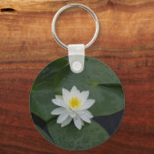 リリーパッドのリリーフラワー キーホルダー (正面)
