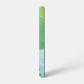 リリーパッドの下のグリーンカエル SAMSUNG GALAXYケース (左側面)