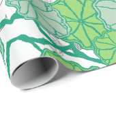 リリーパッドガ日本のーデン ラッピングペーパー (ロールコーナー)