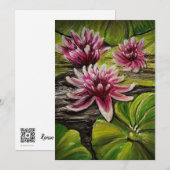 リリーパッドサンキューカード サンキューカード (正面/裏面)