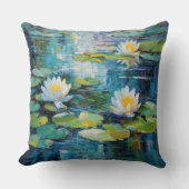 リリーパッドポンド装飾用クッション クッション (正面)