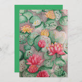 リリーパッド 招待状 (正面/裏面)