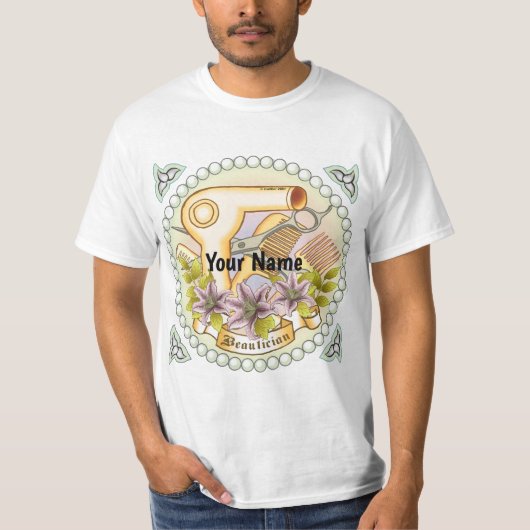 リリーパール美容師 Tシャツ (正面)