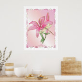 リリーピンク ポスター (キッチン)