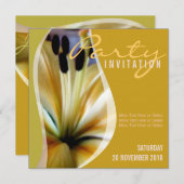 リリーフラワーパーティー+すべての行事招待状 招待状 (正面/裏面)