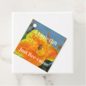 リリーフラワーフォトビープンブライトオレンジフローラ フェイバータグ (インサイチュ)