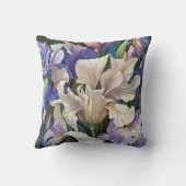 リリーフランスのとアイリス クッション (裏面)