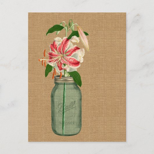 リリーフルーアダンスポットメイスン ポストカード (正面)