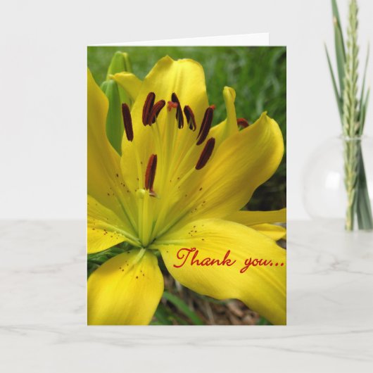 リリーフローラサンキュー サンキューカード (正面)