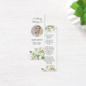 リリーフローラ写真葬儀記念ブックマーク (デスク)