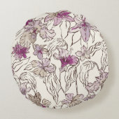 リリーフローラ装飾用クッション/クッション ラウンドクッション (裏面)