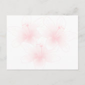 リリーブライダルシャワーパーティの招待状 インビテーションポストカード (裏面)