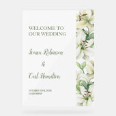 リリーブロッサムエレガンスウェルカム アクリルサイン (正面)