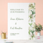 リリーブロッサムエレガンスウェルカム アクリルサイン (ウェディング)