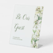 リリーブロッサムエレガンスゲストブック 台座サイン (正面)