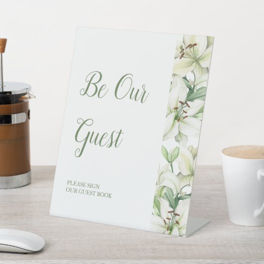リリーブロッサムエレガンスゲストブック 台座サイン (インサイチュ)