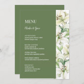 リリーブロッサムエレガンス結婚ズ メニュー (正面/裏面)