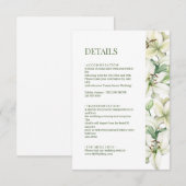 リリーブロッサムエレガンス結婚詳細 エンクロージャーカード (正面/裏面)