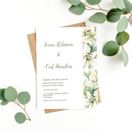 リリーブロッサムエレガンス 招待状