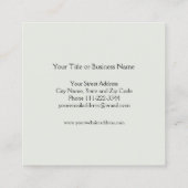 リリーブーケカスタマイズ名刺 スクエア名刺 (裏面)