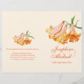 リリーベルリリー大規模な結婚式プログラム (正面)