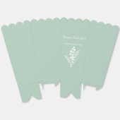 リリーモダンオブザバレーブーケブライダルシャワー フェイバーボックス (見開き)