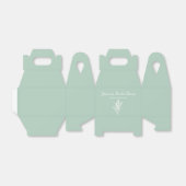 リリーモダンオブザバレーブーケブライダルシャワー フェイバーボックス (折り畳みなし)