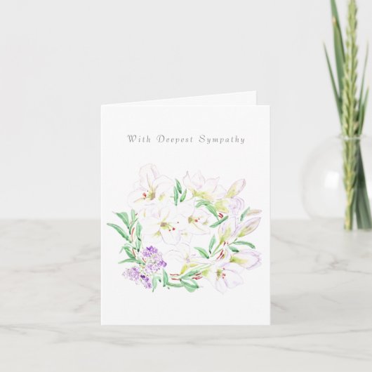 リリーリース考えズオブユー同情カード カード (正面)