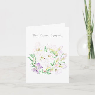 リリーリース考えズオブユー同情カード カード