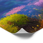 リリーレイクヘブンオブピンク美しい ポスター (角)