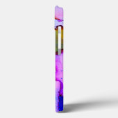リリーレイク抽象芸術水色ケースメイトiPhone Cas Case-Mate iPhoneケース (裏面 / 左)