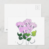 リリー付きポストカード ポストカード (正面/裏面)