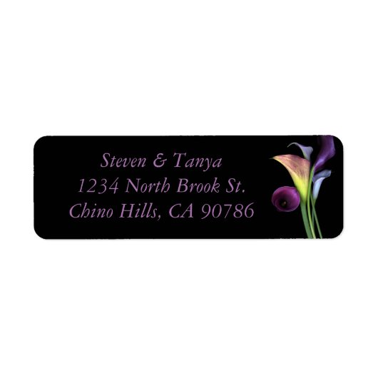 リリー住所 シール (正面)