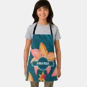 リリー幾何パタカラフルーン エプロン (インサイチュ)