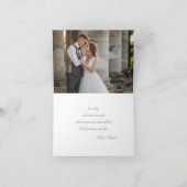 リリー折り畳みフォトサンキューカード サンキューカード (内部)