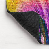 リリー抽象芸術ブルゴーニュリリー軟化 – 強化 マウスパッド (コーナー)