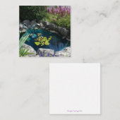 リリー池フラットノートカード ノートカード (正面/裏面)