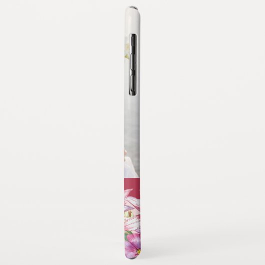 リリー牡丹フローラモノグラム写真 Case-Mate iPhoneケース (裏面/左)