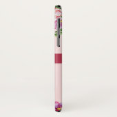 リリー牡丹フローラ赤面ピンクモノグラム Case-Mate iPhoneケース (裏面/左)