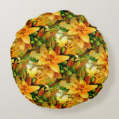 リリー畑…..... ラウンドクッション (裏面)