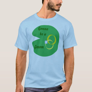 リリー結婚パッドの新郎になる Tシャツ