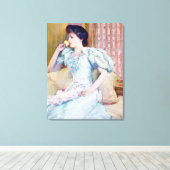 リリー絵を描ズ キャンバスプリント (インサイチュ (ウッドフロア))