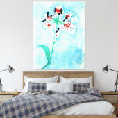 リリー絵画ズバイPietモンドリアン キャンバスプリント (インサイチュ (寝室))