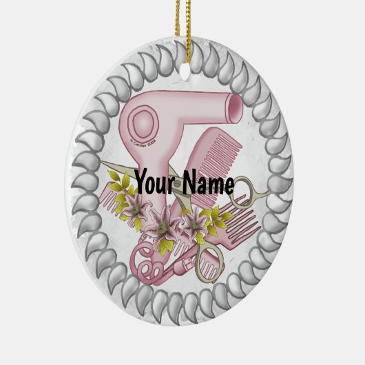 リリー美しいパーラーボーティシャンオーナメント セラミックオーナメント (右)